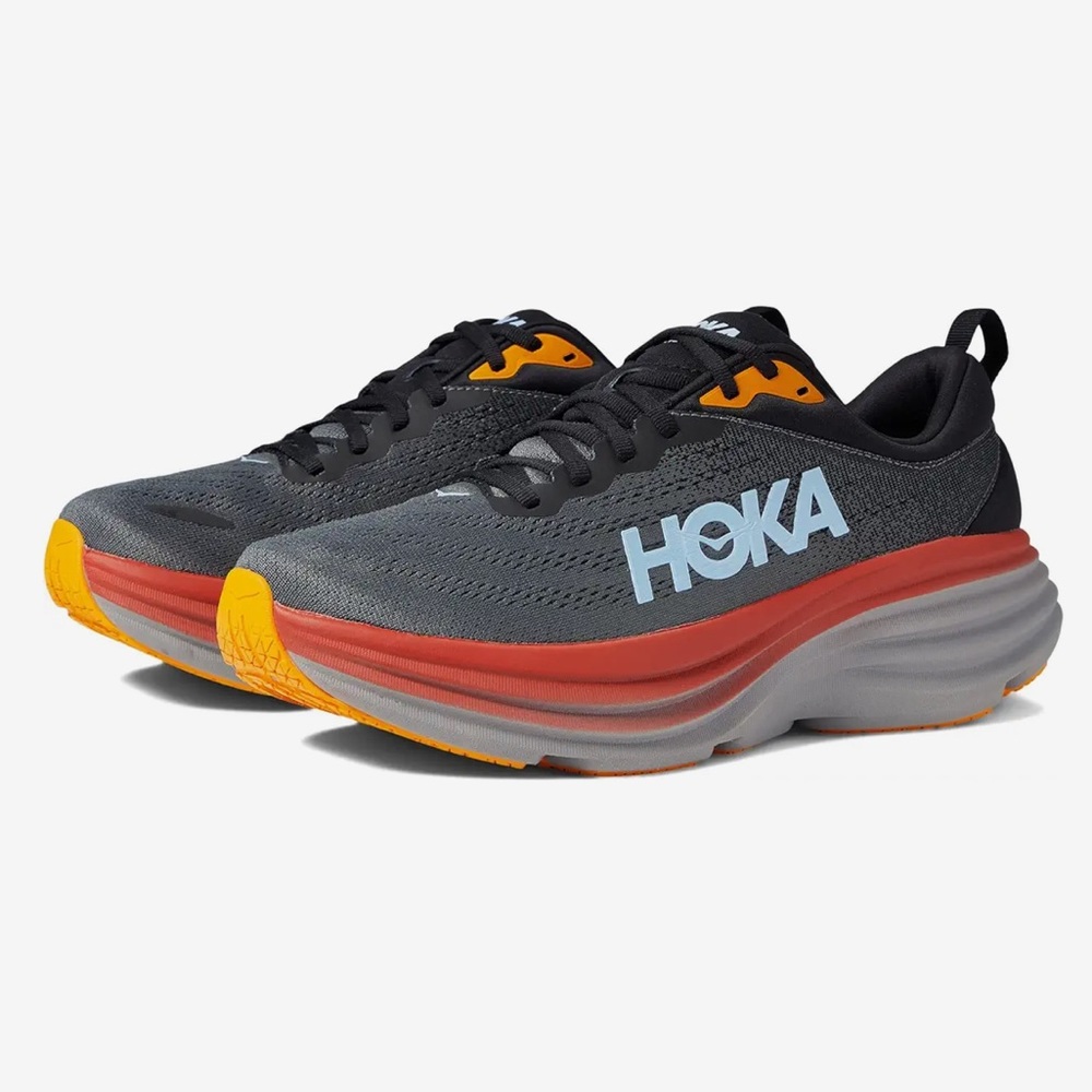 Hoka Bondi 8 in Castlerock Grey